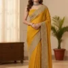 Royal Mustard Elegance Saree