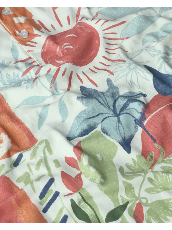 Blush Abstract Cotton Tee