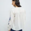 MG_268_4 Ivory Meadow Embroidered Cotton Blouse