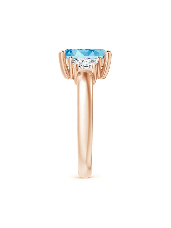 Azure Trinity Diamond Ring